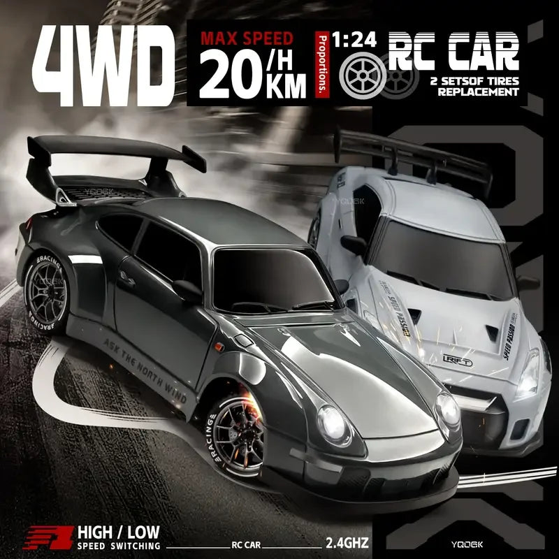 Nissan GTR RC Drift Car 1:24 Scale Replica 20 kp/h