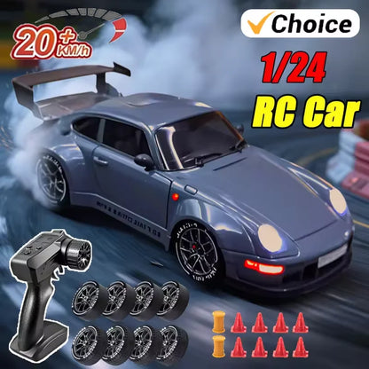 Nissan GTR RC Drift Car 1:24 Scale Replica 20 kp/h
